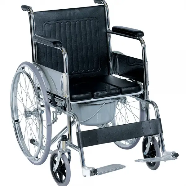 Steel Commode Wheelchair