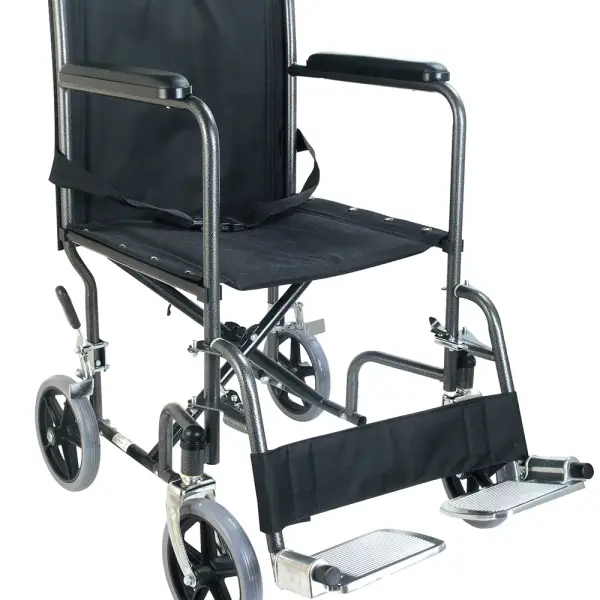 Steel Transport Wheelchair
