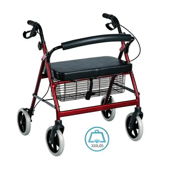 Extra Wide Steel Rollator