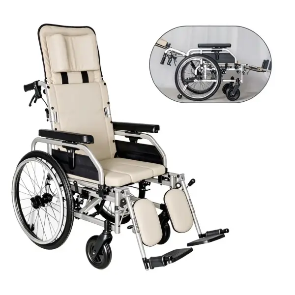 Light weight Aluminum Reclining Wheelchair
