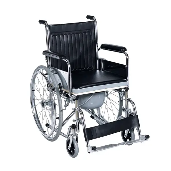 Steel Commode Wheelchair