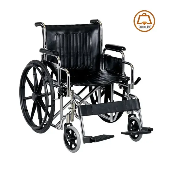 Heavy Duty Steel Wheelchair