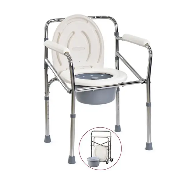 Steel Commode Chair