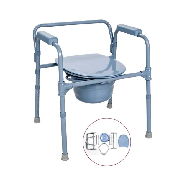 Steel Commode Chair