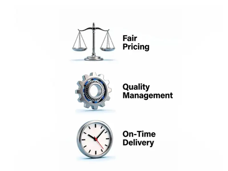 Our Core Principles: Pricing, Quality, and Delivery