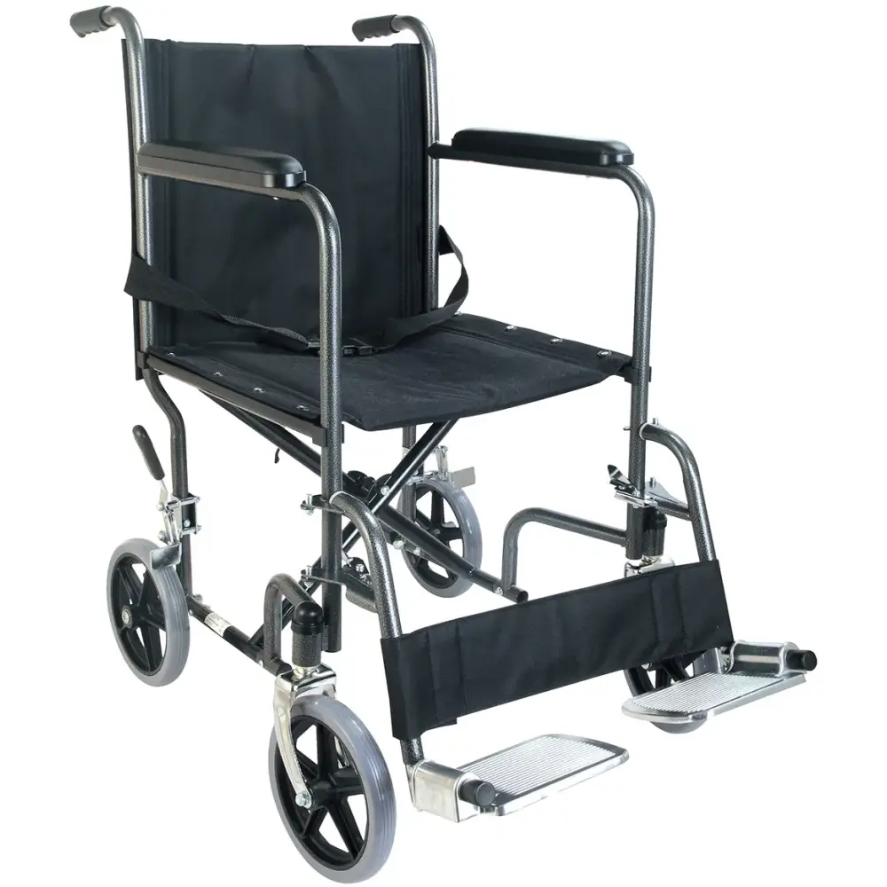 Steel Transport Wheelchair