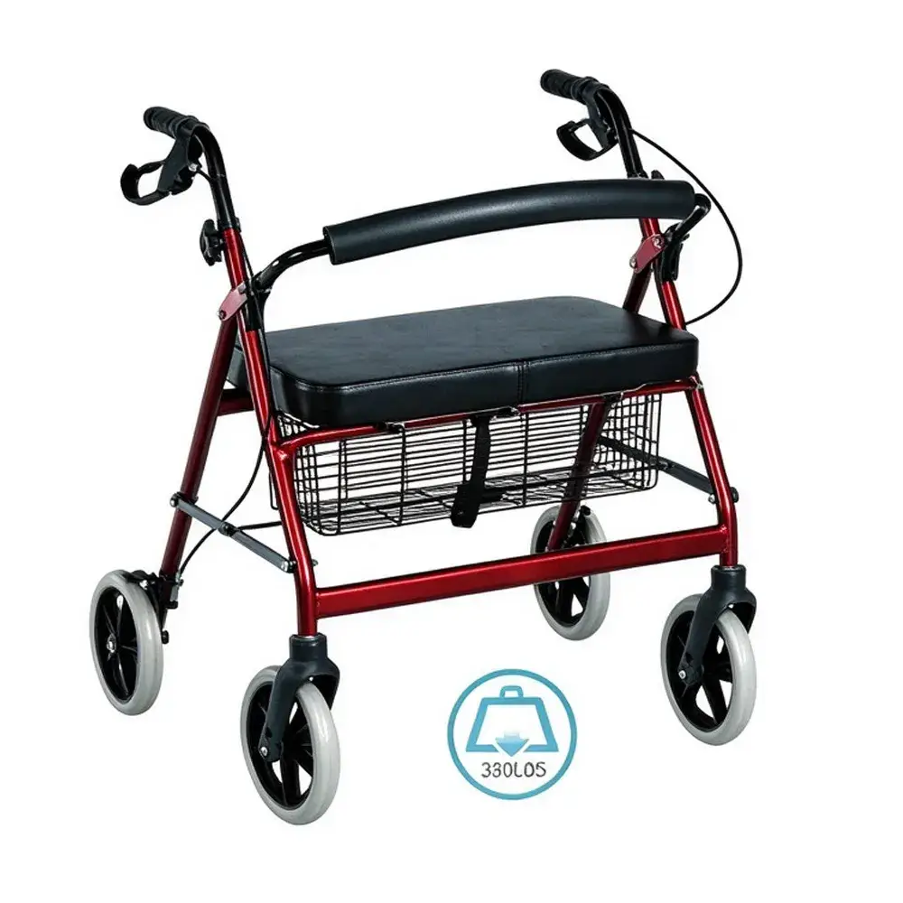 Extra Wide Steel Rollator