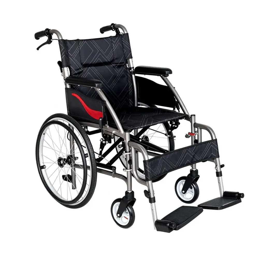 Deluxe Aluminum Transport Chair