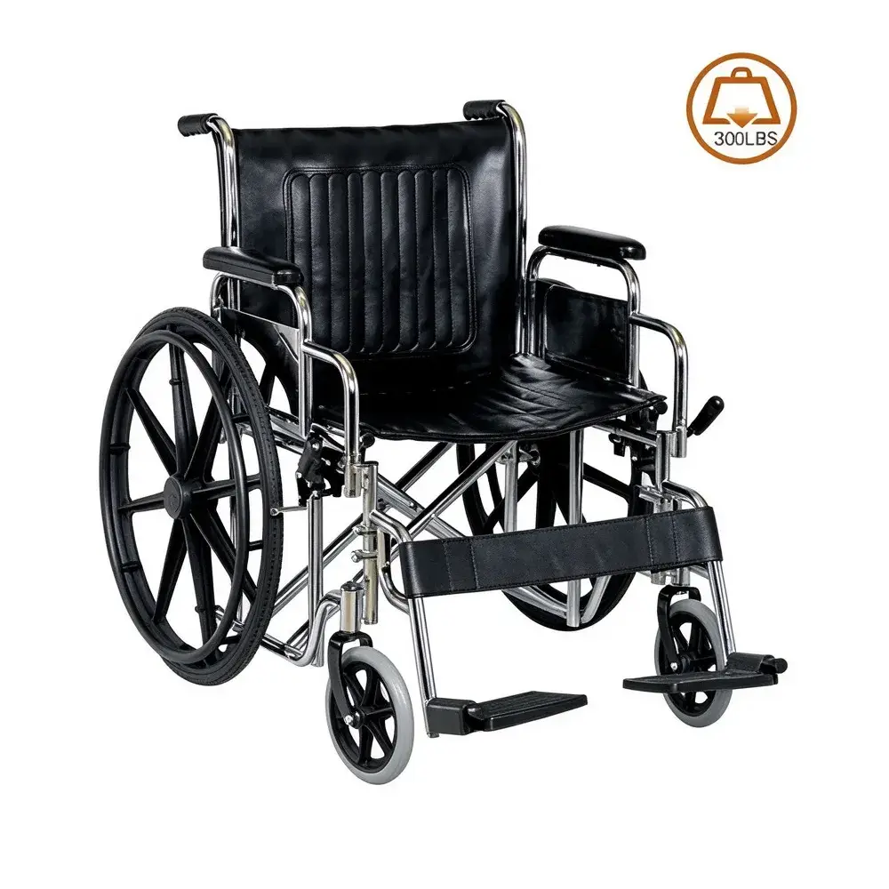 Heavy Duty Steel Wheelchair