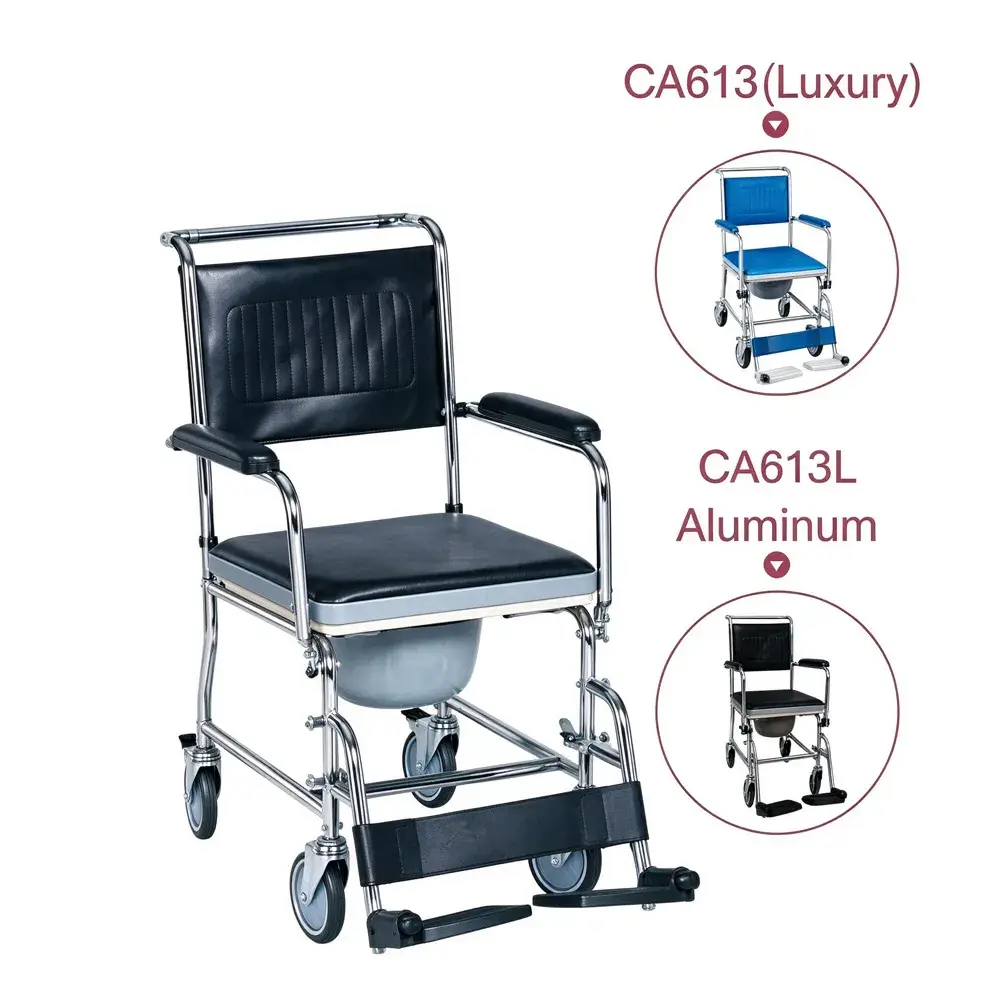 Steel Commode Chair