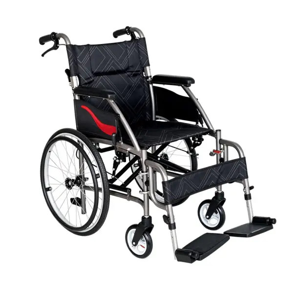 Deluxe Aluminum Transport Chair