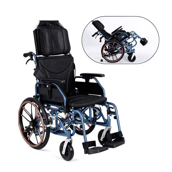 Light weight Aluminum Reclining Wheelchair