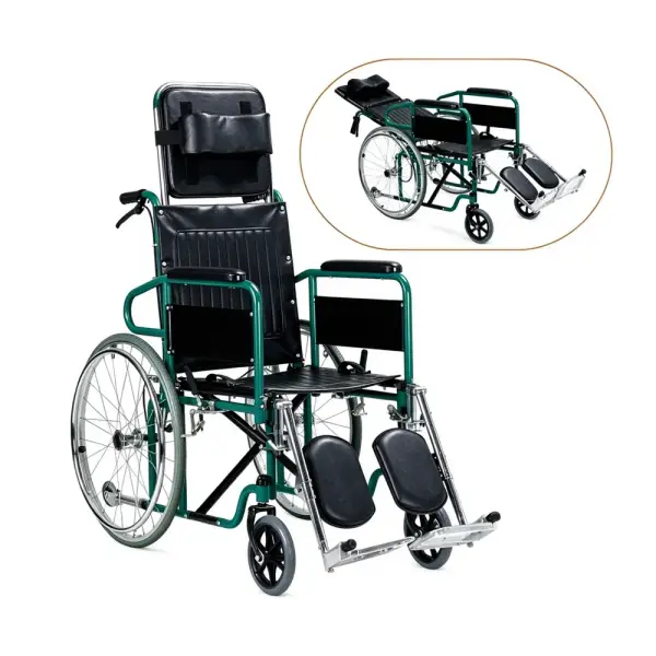 Steel Reclining Wheelchair