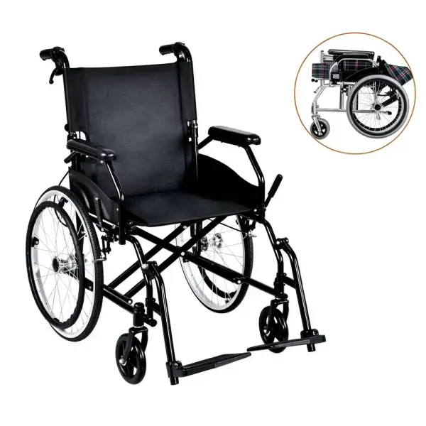 Steel Transport Wheelchair