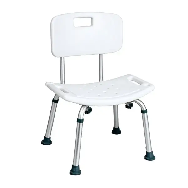 Fixed backrest Aluminum Shower Chair